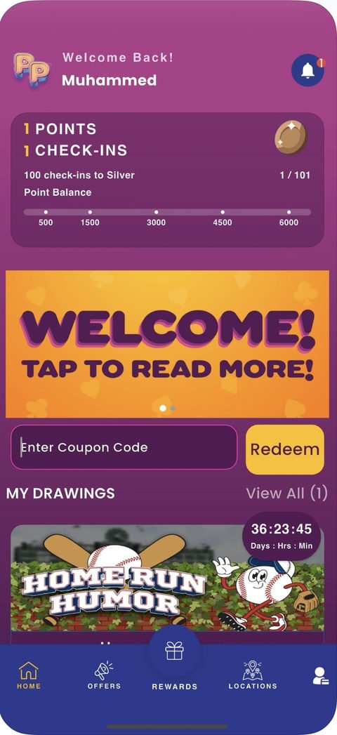 Ivoree-powered mobile app — MyPlayerPerks 2.0